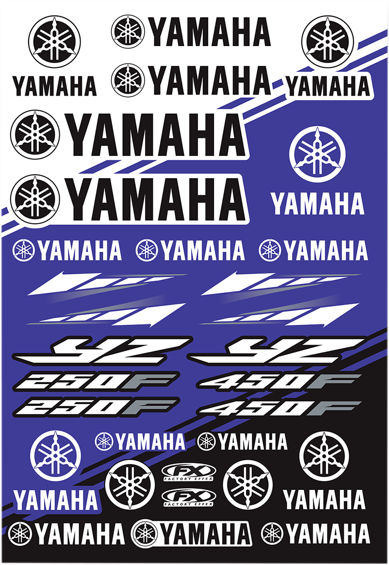 FACTORY EFFEX Decal Kit - Yamaha YZ 22-68230