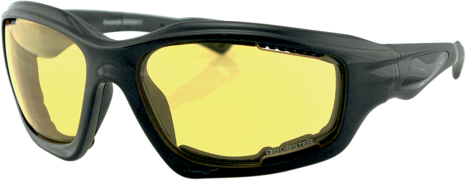 BOBSTER Desperado Gafas de sol - Negro brillante - Amarillo EDES001Y 