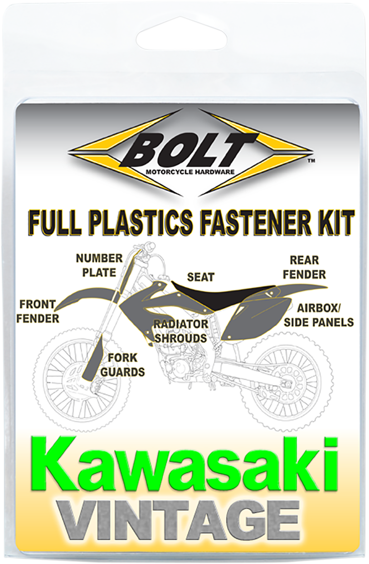 Kit de carrocería con sujetadores de PERNOS - Kawasaki - KX KAW-9497104 