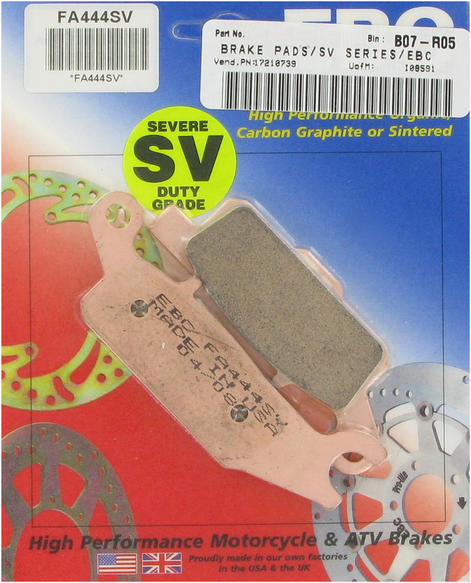 EBC SV Severe Duty Brake Pads - FA444SV FA444SV