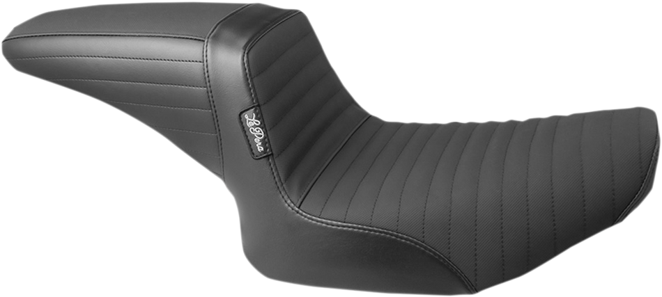 LE PERA Kickflip Seat - Pleated w/ Gripp Tape - Black - FXR '82-'94 L-598PTGP