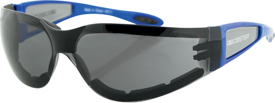 BOBSTER Shield II Sunglasses - Gloss Blue - Smoke ESH211
