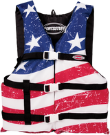 AIRHEAD SPORTS GROUP Stars & Stripes PFD Vest - Red/White/Blue - One Size 30098-15-A-US