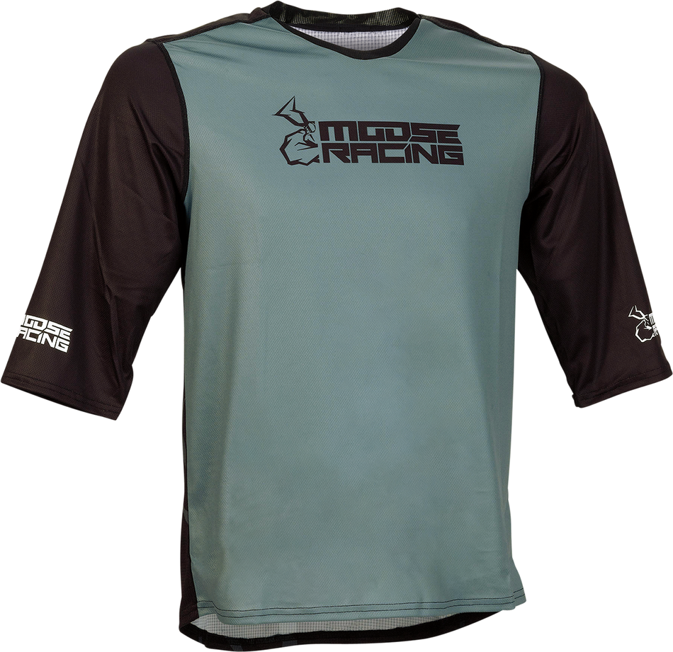 Camiseta MTB MOOSE RACING - Manga 3/4 - Negro - Mediano 5020-0239