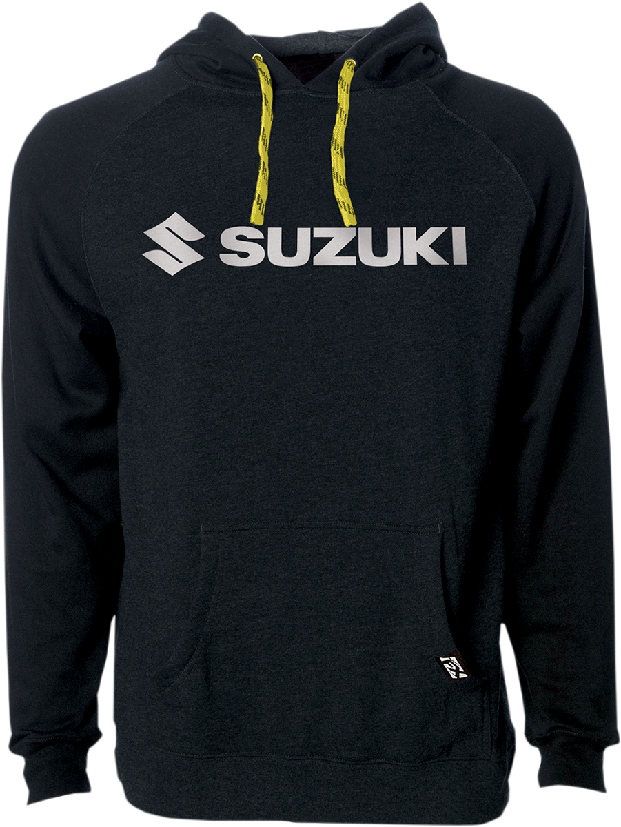 FACTORY EFFEX Suzuki Horizontal Pullover Hoodie - Black - Medium 25-88412