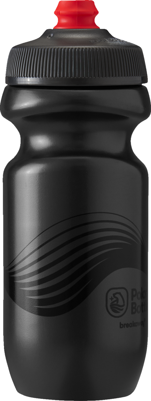 POLAR BOTTLE Breakaway Bottle - Wave - Charcoal/Black - 20 oz. SWB200Z10