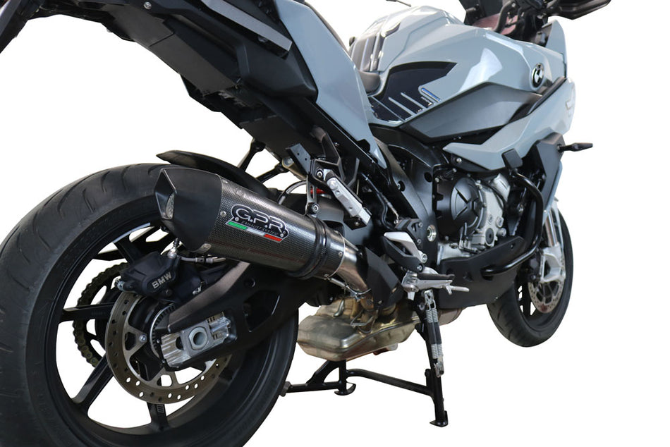 GPR Exhaust for Bmw S1000XR 2020-2023, GP Evo4 Poppy, Slip-on Exhaust Including Removable DB Killer and Link Pipe  E5.BM.108.GPAN.PO
