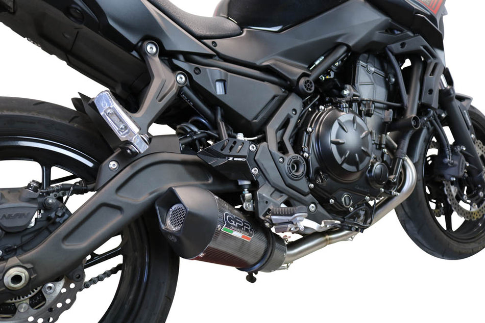 GPR Exhaust System Kawasaki Ninja 650 2021-2023, Gpe Ann. Poppy, Full System Exhaust, Including Removable DB Killer  E5.CO.K.161.1.DBHOM.GPAN.PO