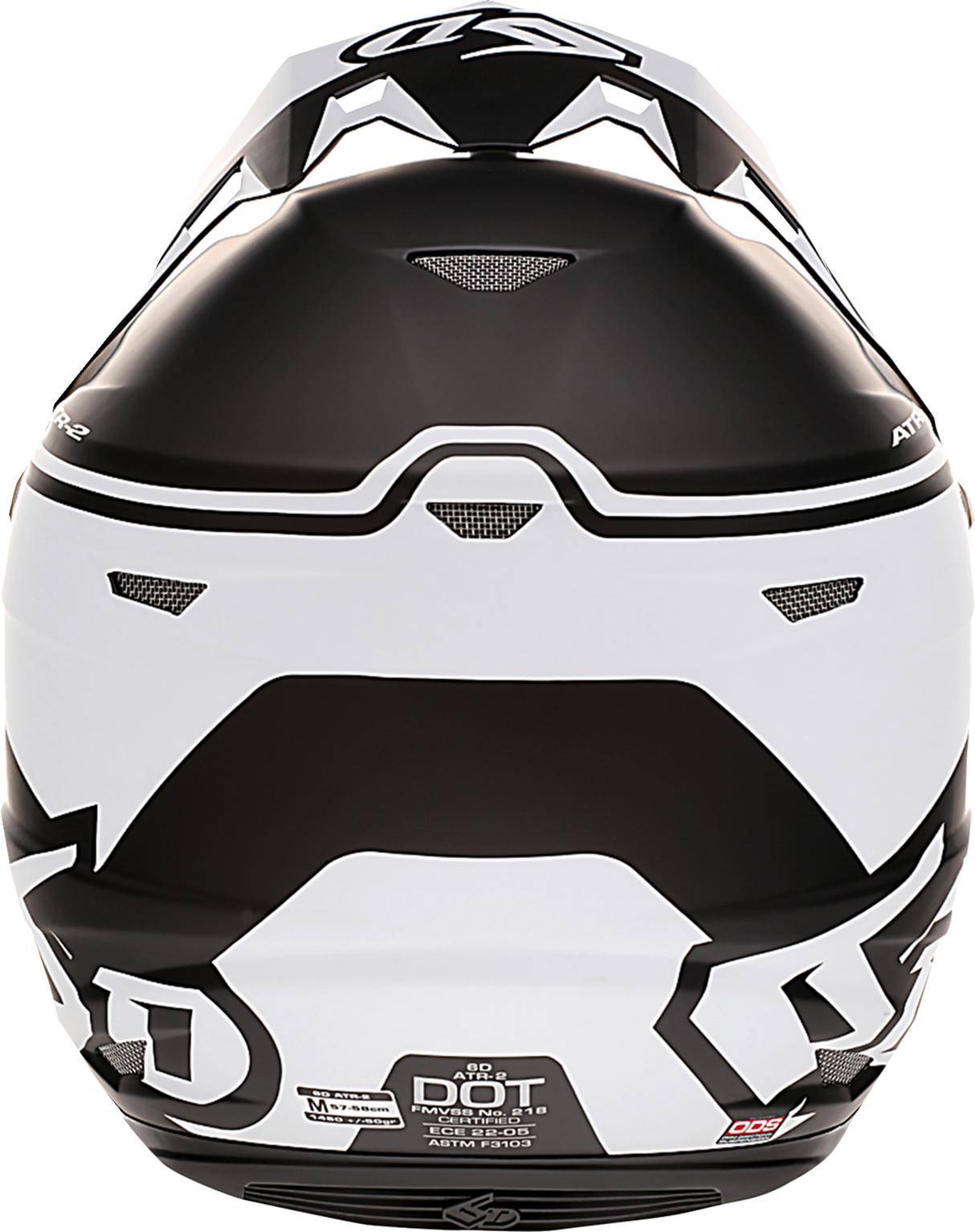 6D ATR-2 Helmet - Drive - White - XS 12-2714