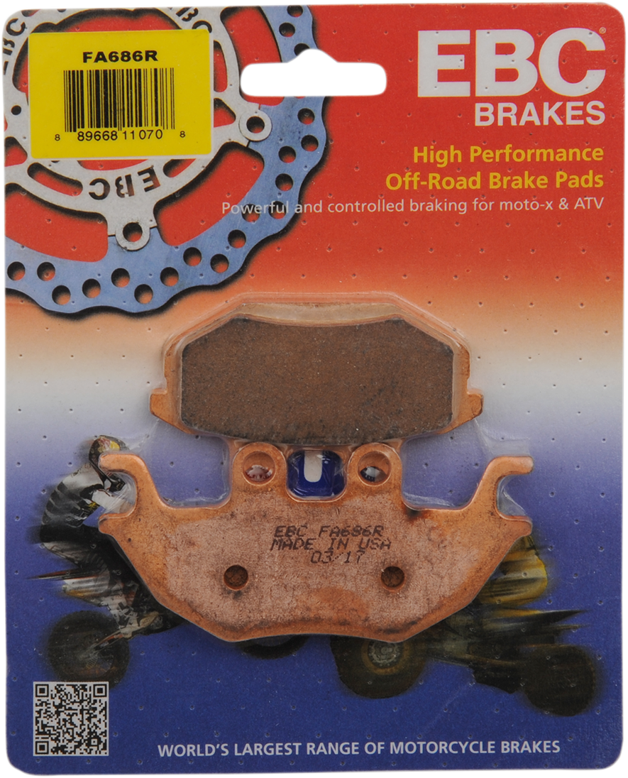 EBC Sintered R Brake Pads FA686R – Bill's Exhausts