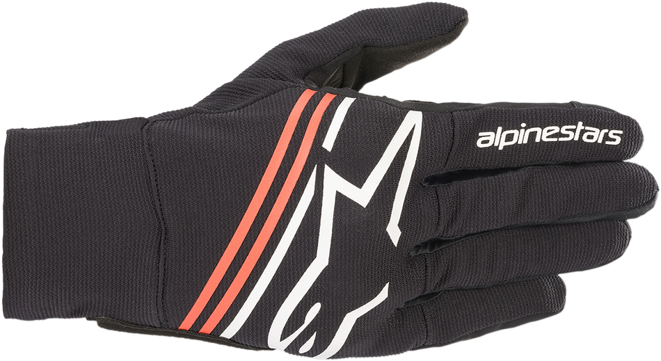 ALPINESTARS Reef Gloves - Black/White/Fluo Red - Small 3569020-1231-S