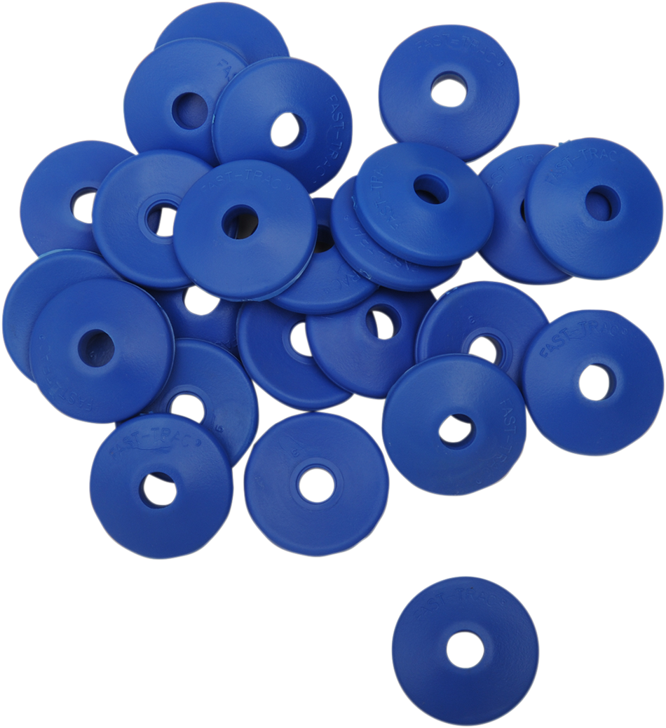 FAST-TRAC Backer Plates - Blue - Round - 24 Pack 209RB-24