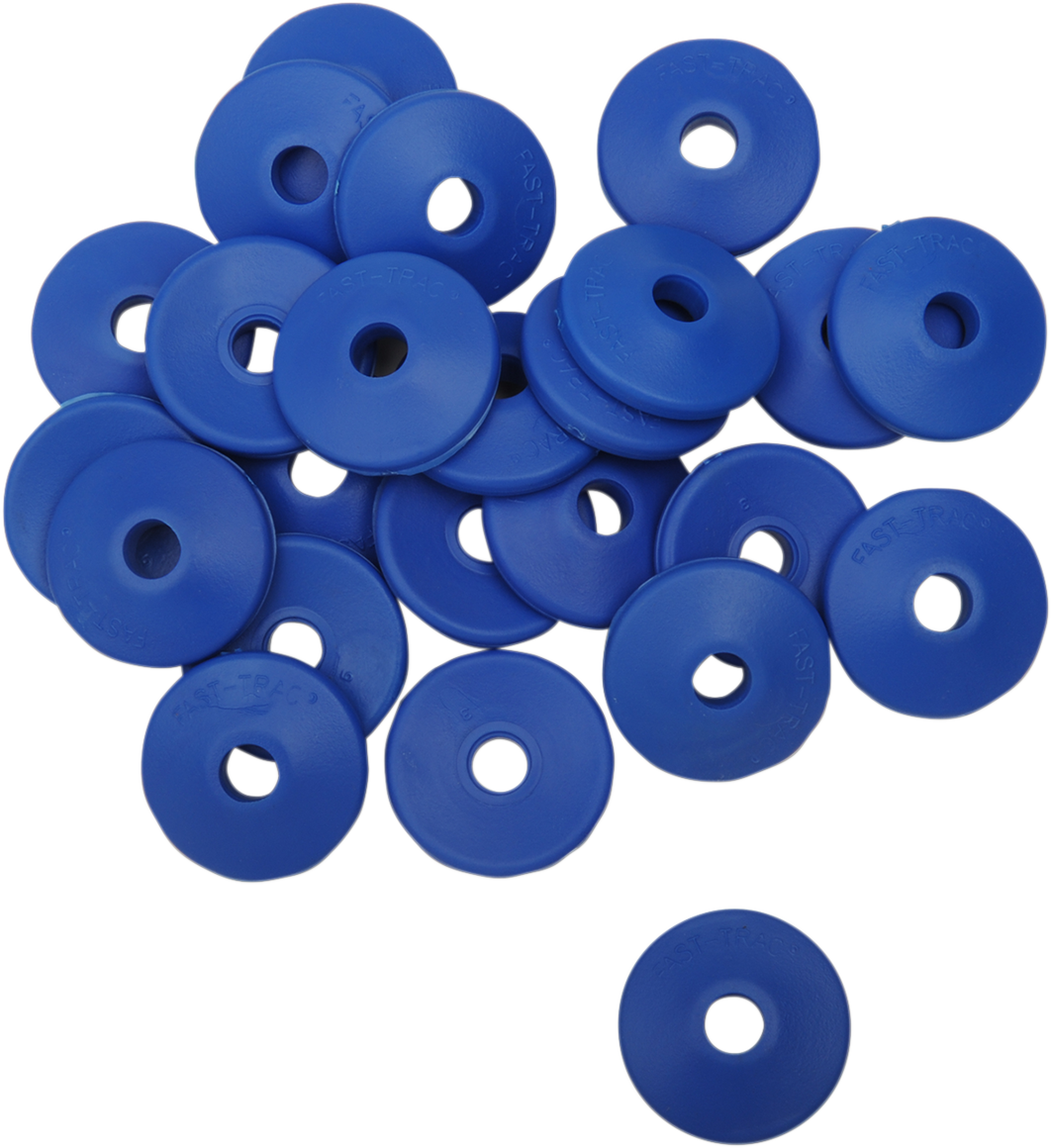 FAST-TRAC Backer Plates - Blue - Round - 24 Pack 209RB-24