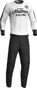 THOR Differ Roosted Jersey - White/Black - Large 2910-7117