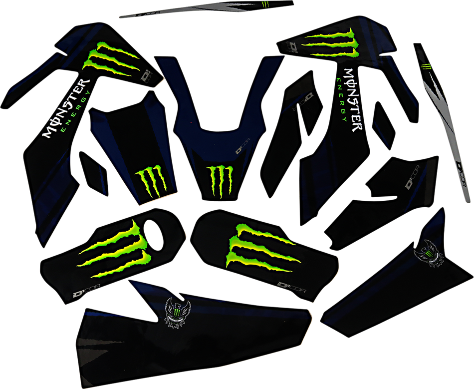D'COR VISUALS Graphic Kit - Monster Energy 20-70-103