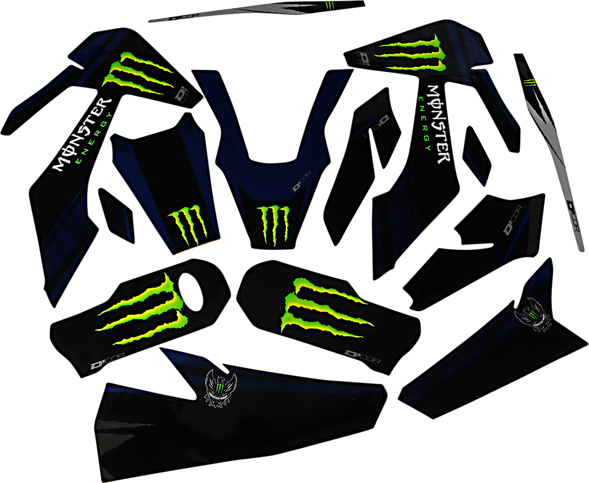 D'COR VISUALS Graphic Kit - Monster Energy 20-70-103