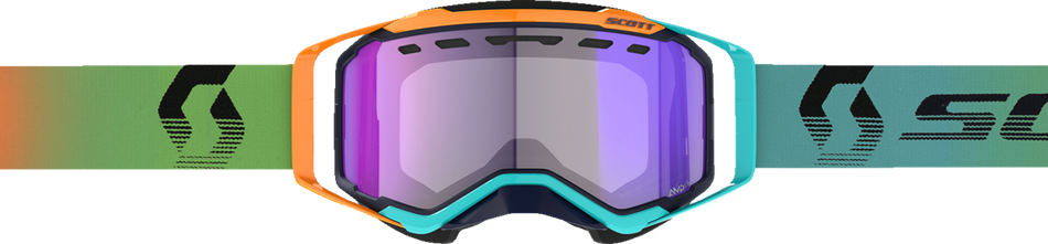 SCOTT Prospect Snow Cross Goggle - Blue/Orange - Light Sensitive Blue Chrome 278603-1454307