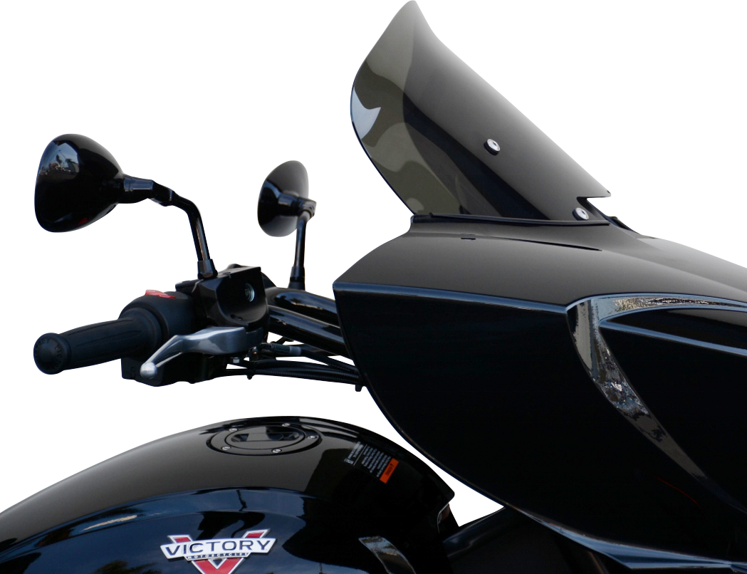 WIND VEST Windshield - Dark Smoke - 11" - Victory 64-1140