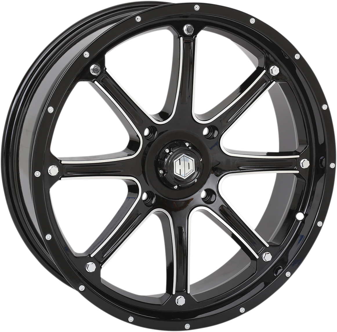 STI TIRE & WHEEL HD4 Wheel - Front/Rear - Black - 20x6.5 - 4/137 - 4+2.5 (+10 mm) 20HD407