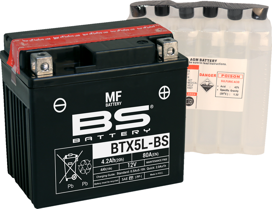 BS BATTERY Battery - BTX5L-BS (YTX) 300618