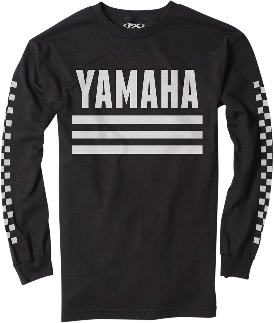 FACTORY EFFEX Yamaha Racer Long-Sleeve T-Shirt - Black - Medium 23-87212