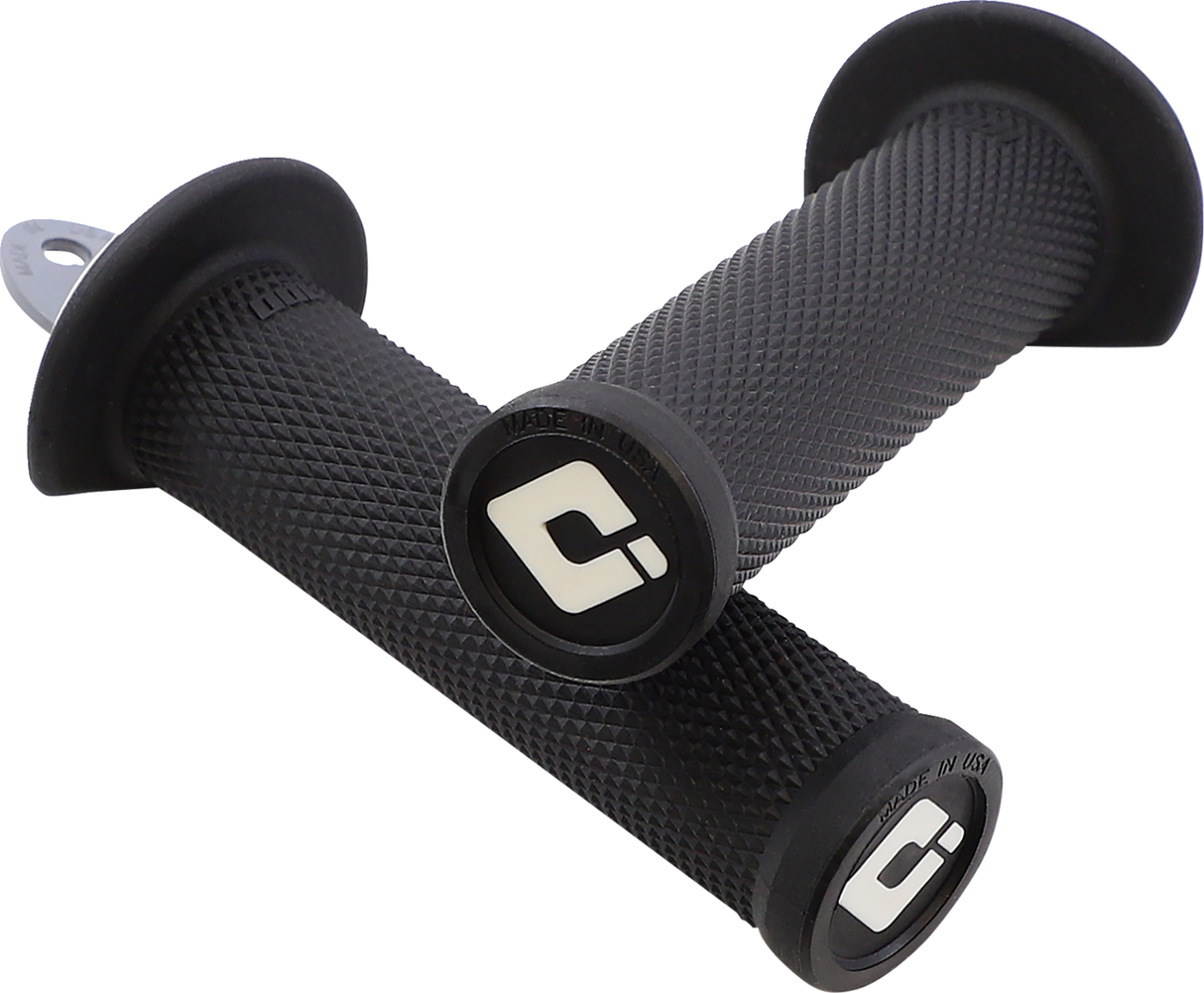 ODI Grips - Ruffian - ATV/PWC - Black/Silver J33RFB-S