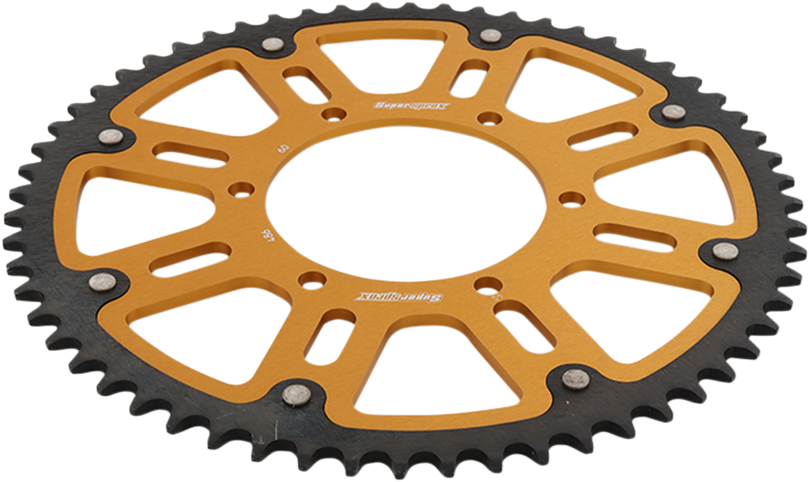 SUPERSPROX Stealth Rear Sprocket - 60 Tooth - Gold - Kawasaki/Yamaha/Suzuki RST-486-60-GLD