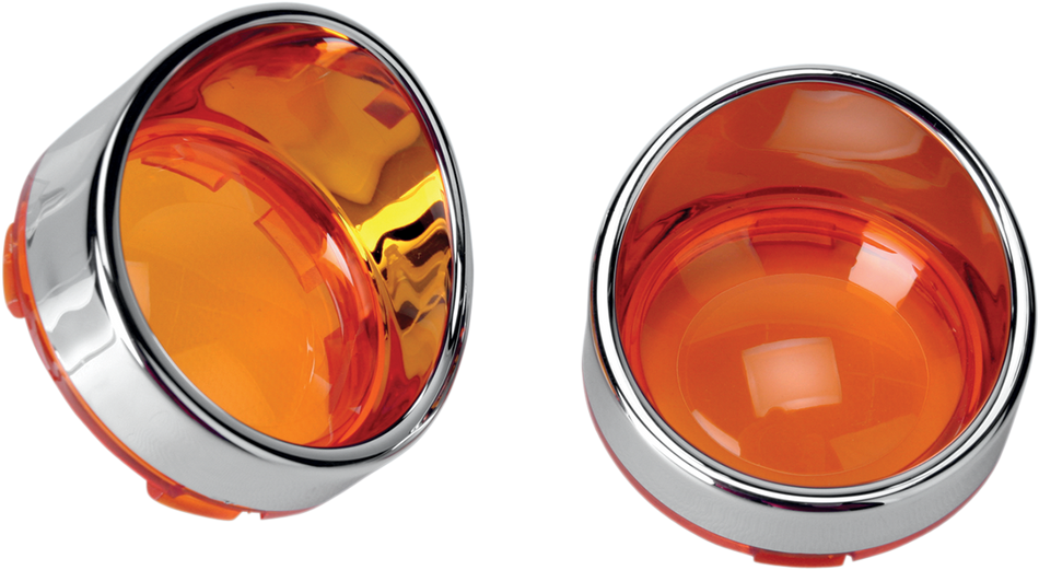 DRAG SPECIALTIES Visor-Style Bezel/Lenses - Amber L22-6828A