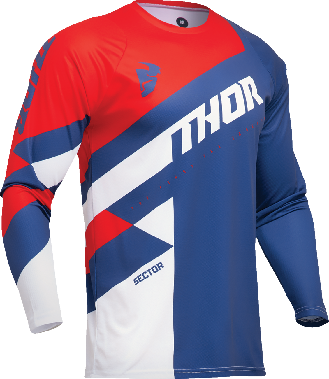 Camiseta THOR Youth Sector Checker - Azul marino/Rojo - Mediana 2912-2427 