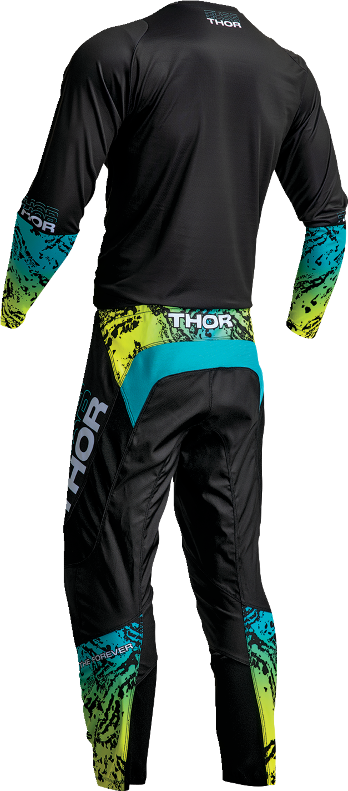 THOR Sector Atlas Jersey - Black/Teal - XL 2910-7056