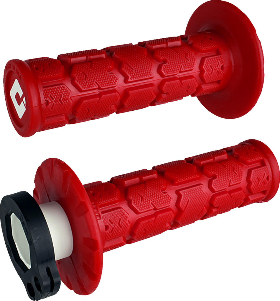ODI Grips - Rogue - MX - Lock-On - Dark Red H36RGDR