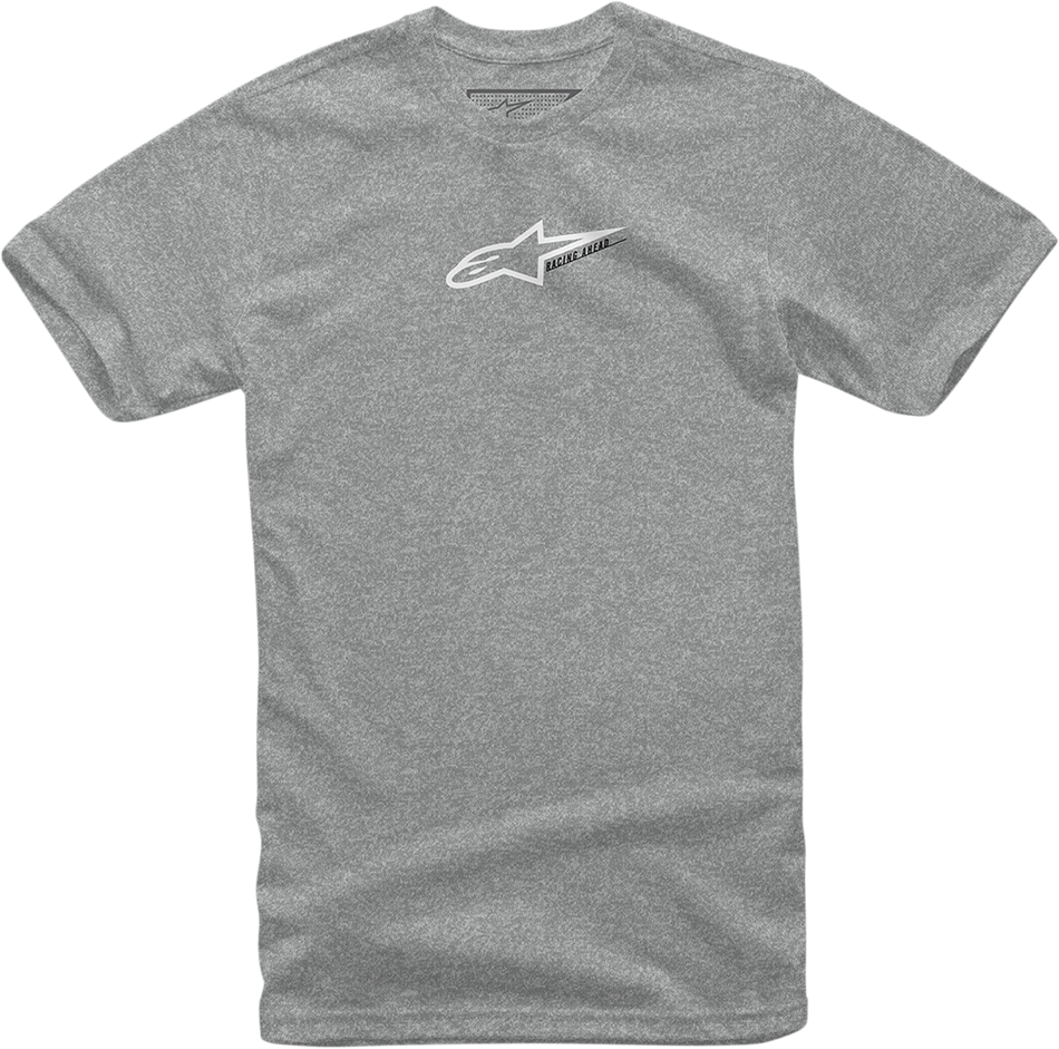 ALPINESTARS Race Mod T-Shirt - Heather Gray/White - Large 1230721011121L