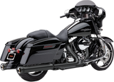 COBRA Neighbor Hater Mufflers for '95-'16 Bagger - Black 6107RB