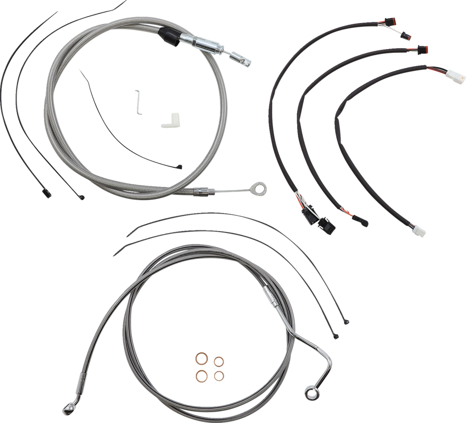 MAGNUM Control Cable Kit - XR - Stainless Steel/Chrome 5891151