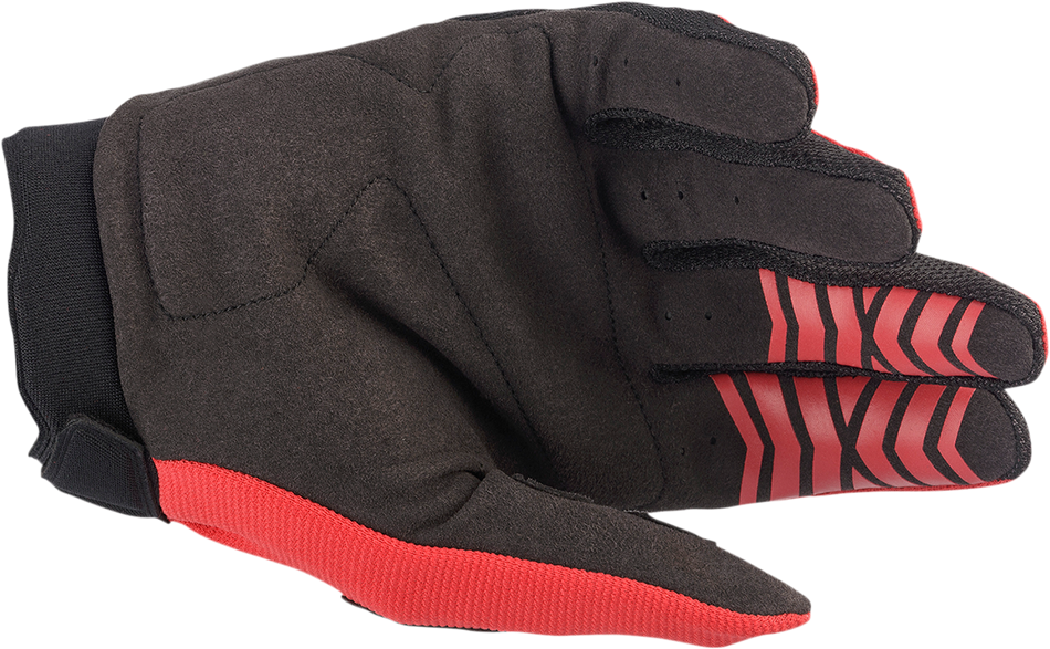 ALPINESTARS Youth Full Bore Gloves - Bright Red/Black - Medium 3543622-3031-M