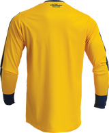 THOR Differ Roosted Jersey - Lemon/Navy - Small - 2910-7121