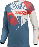 THOR Women's Sector Split Jersey - Blue/White - XS 2911-0294