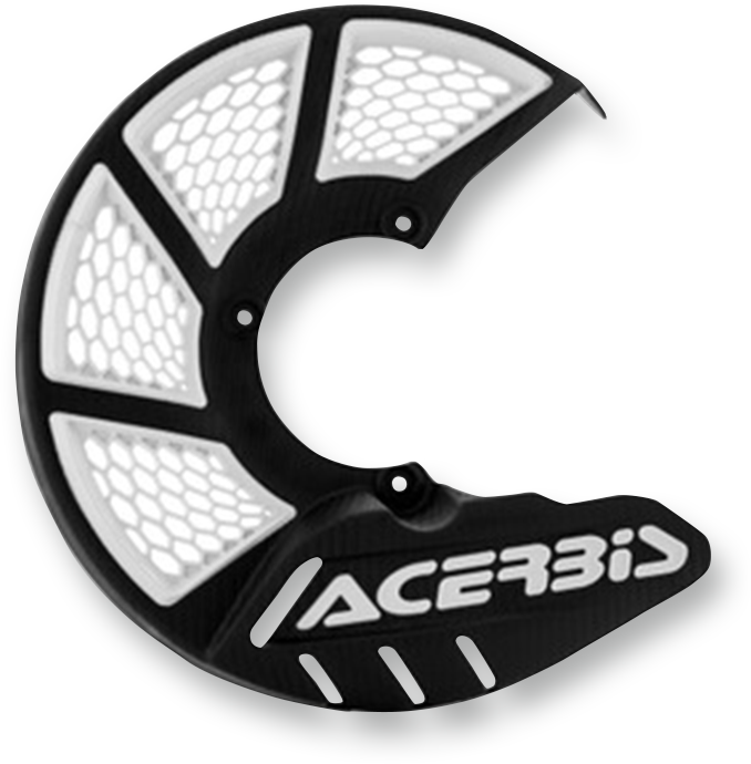 ACERBIS X-Brake Disc Cover - Black ACTUALLY BLACK/WHITE 2449490001