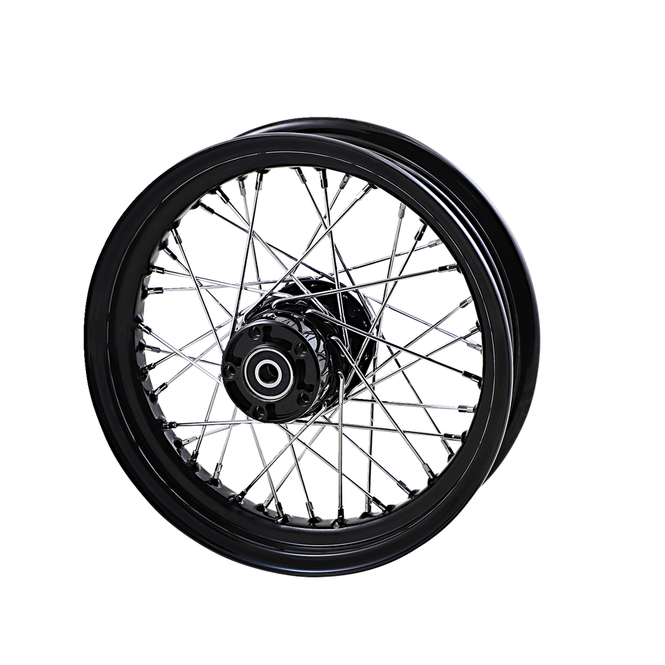 DRAG SPECIALTIES Rear Wheel - Single Disc/No ABS - Black - 16"x3.00" 71871NB