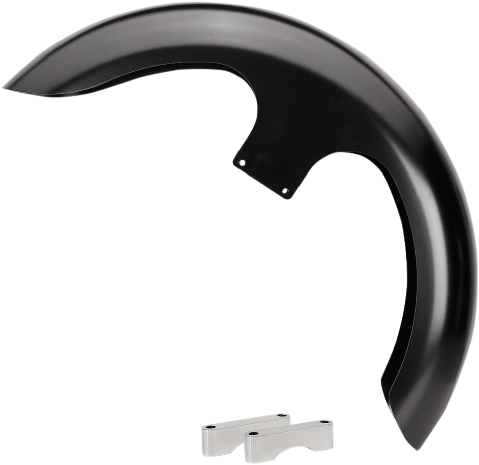 PAUL YAFFE BAGGER NATION Thicky Front Fender - 23" Wheel - With Satin Spacers PYO:THICKY23-13E-S