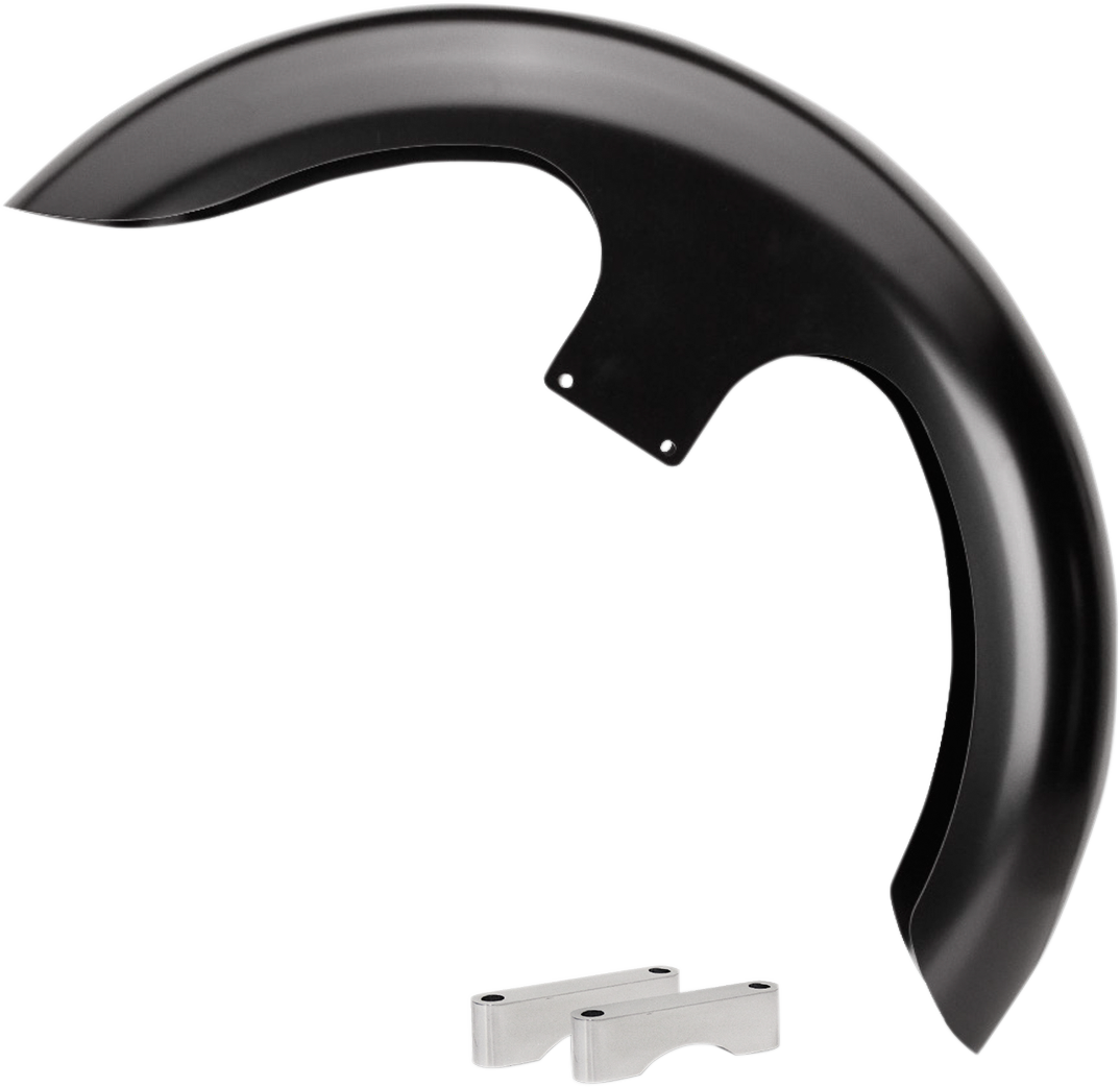 PAUL YAFFE BAGGER NATION Thicky Front Fender - 26" Wheel - With Satin Spacers PYO:THICKY26-13E-S