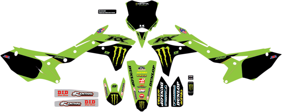 Kit gráfico D'COR VISUALS - Monster Energy 20-20-641 