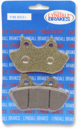 LYNDALL RACING BRAKES LLC Gold-Plus Brake Pads - Harley-Davidson 7195-GPLUS