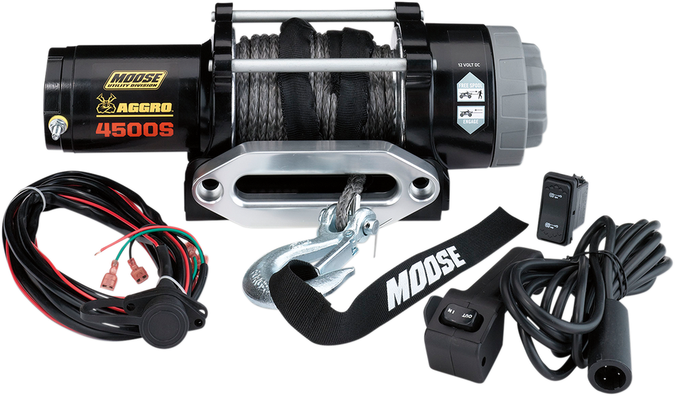 MOOSE UTILITY 4500 LB Winch - Synthetic Rope 104311