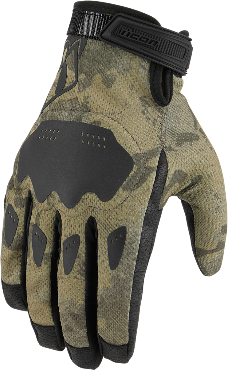ICON Hooligan™ CE Gloves - Tan Camo - Large 3301-4410