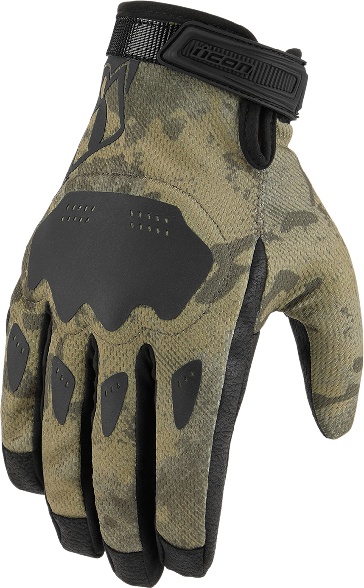 ICON Hooligan™ CE Gloves - Tan Camo - Small 3301-4408