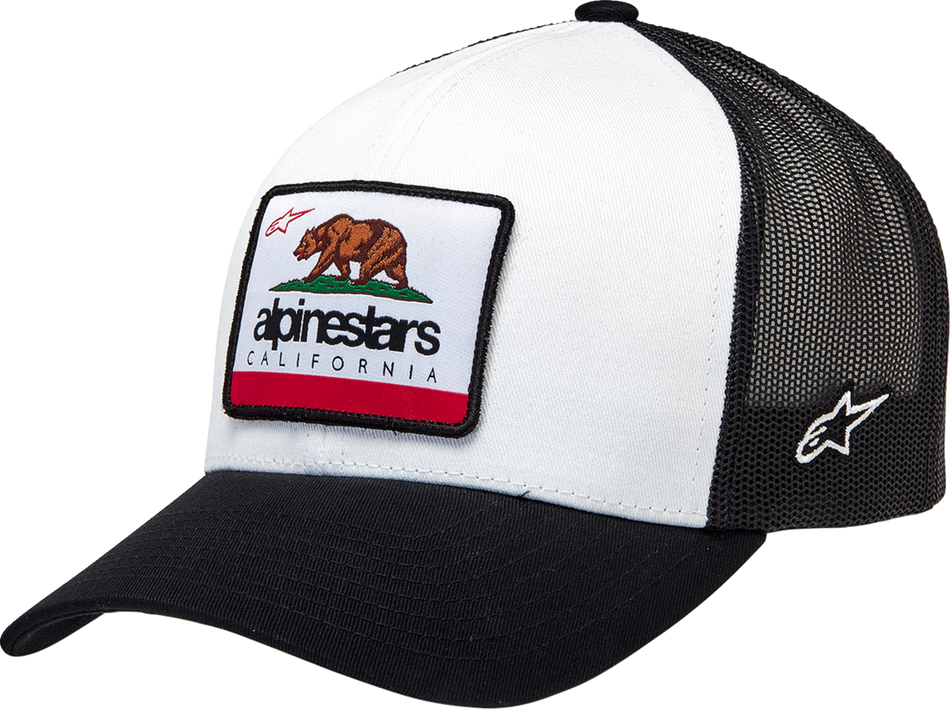 ALPINESTARS Cali 2.0 Hat - Black/White - One Size 12128105020OS