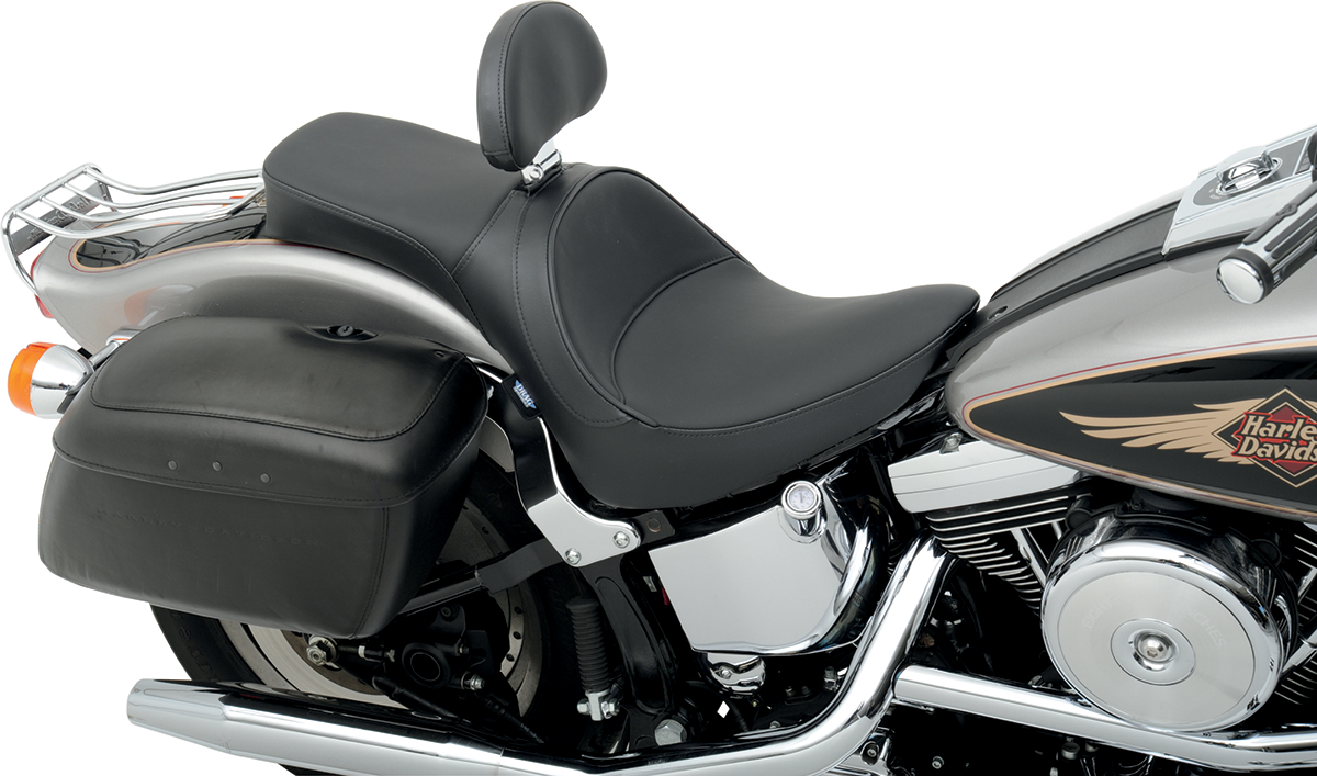 DRAG SPECIALTIES One Piece Smooth Seat - Driver Backrest - Softail '84-'99 0802-0729