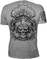 LETHAL THREAT Vintage Velocity Blow Your Mind T-Shirt - Gray - XL VV40170XL