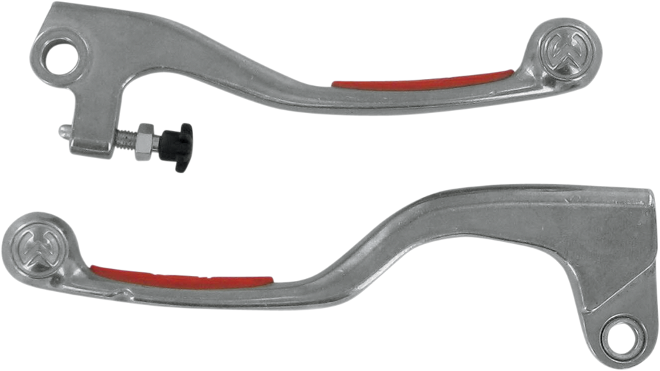MOOSE RACING Lever Set - Competition - Red 1SGHA25